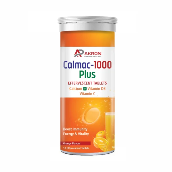 CALMAC 1000 PLUS Effervescent Tablet – Akron Pharmaceuticals